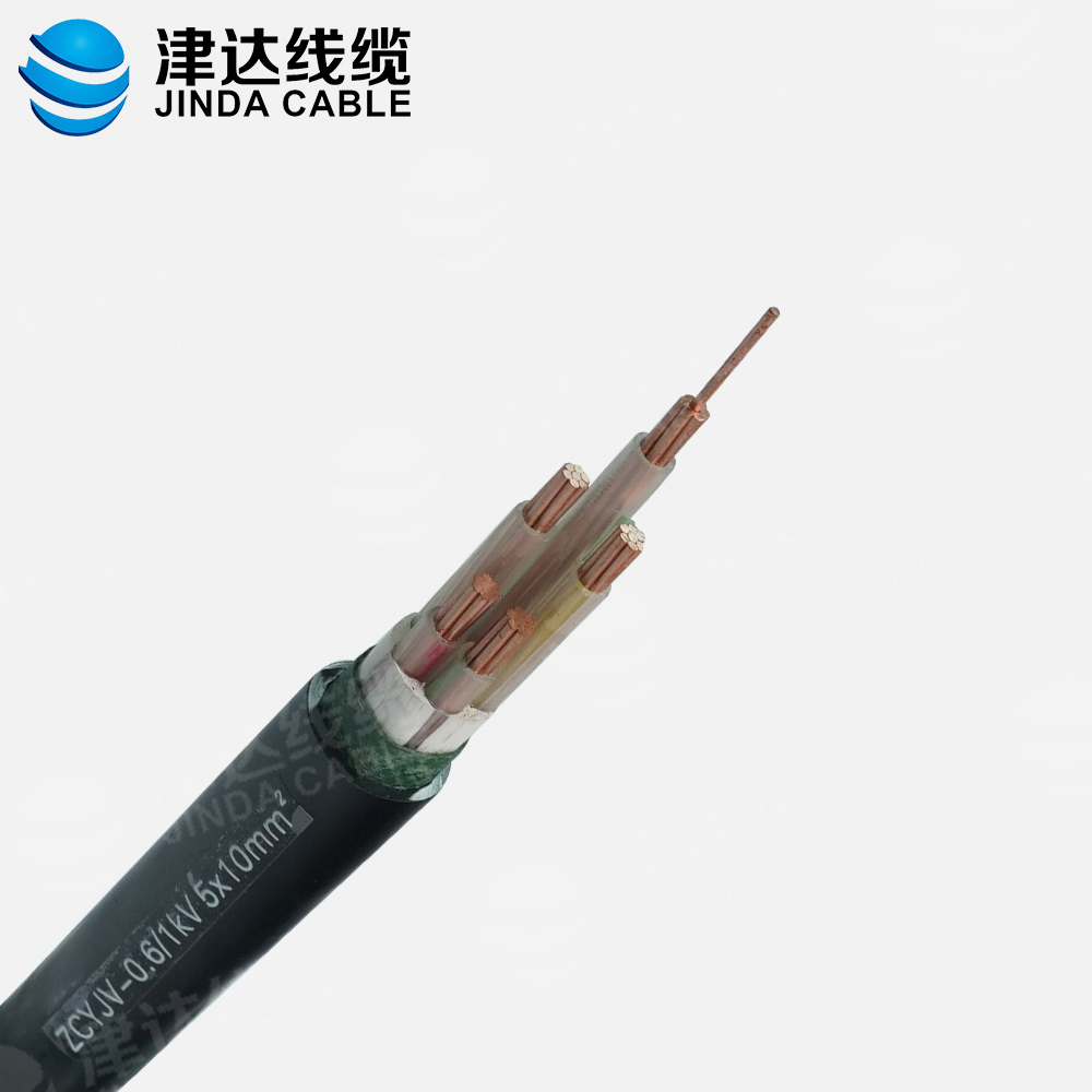 ZC-YJV 5*10銅芯交聯(lián)聚乙烯絕緣聚氯乙烯護(hù)套阻燃C類(lèi)電力電纜